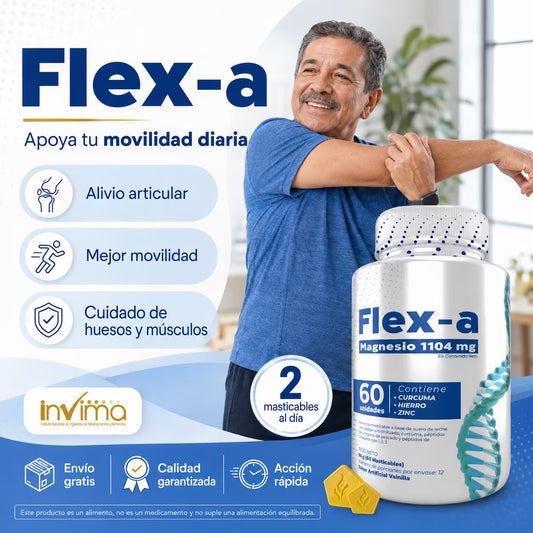 Flex-a 1104 mg - Suplemento Apoyo Articular